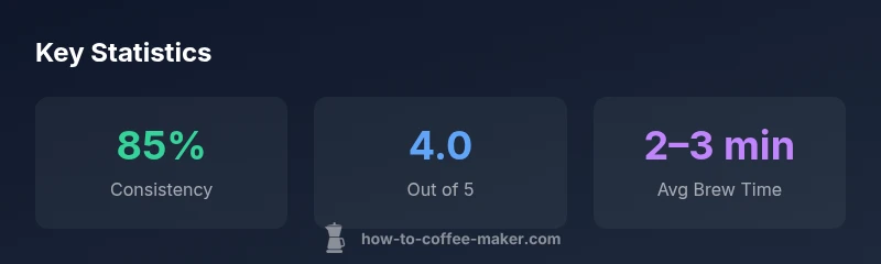 Key statistics for Mr Coffee espresso maker