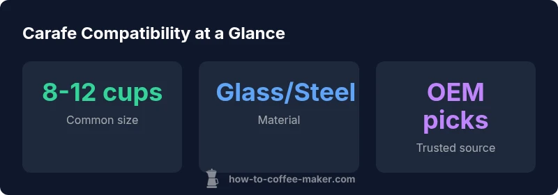 Comparison of replacement carafes by type